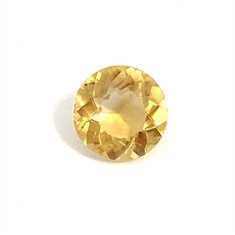 8.60ct Round Pale Citrine Loose Gemstone 14mm