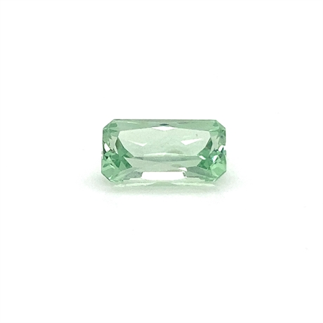 3.23ct Octagon Mint Green Garnet 11x6mm