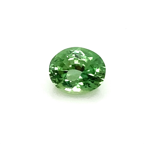 1.97ct Oval Green Tourmaline Gemstone 8x7mm