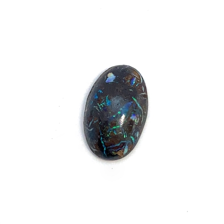 2.52ct Oval Cabochon Boulder Opal 11x7mm