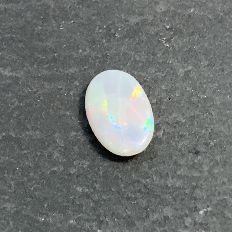 0.95ct White Opal Loose Gemstone 9x6mm