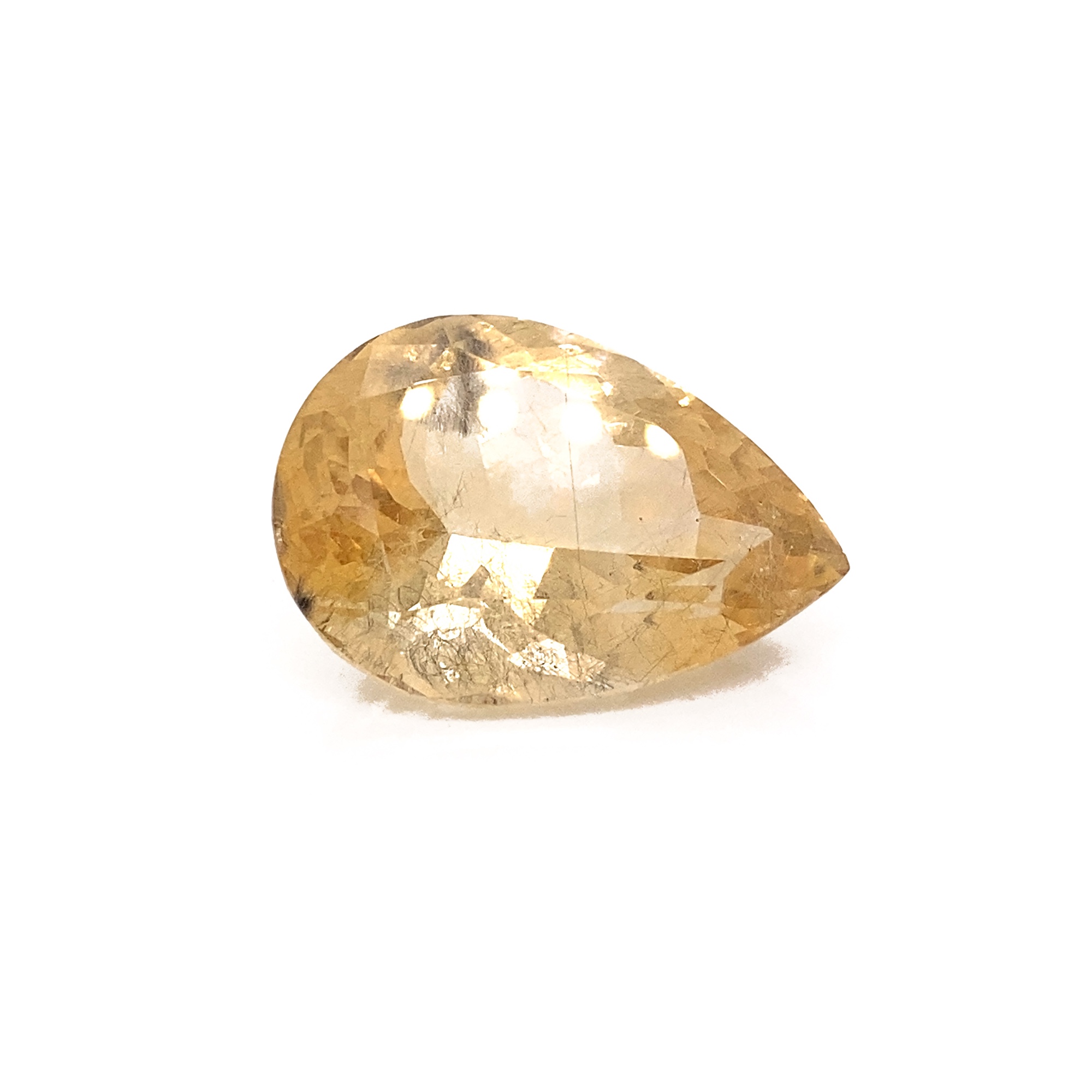 Pale yellow store gemstone