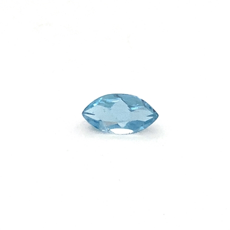 0.35ct Aquamarine Marquise Cut Loose Gemstone 6x3mm Approx