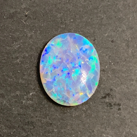 7.03ct Oval Grey Opal Gemstone 28x15mm